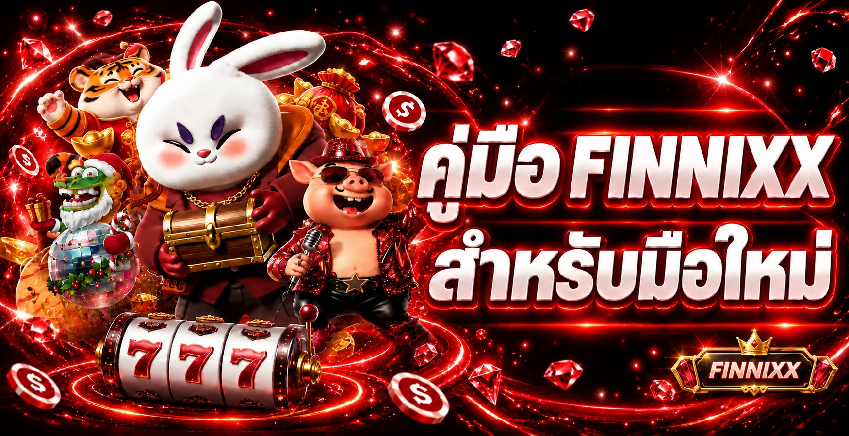 FINNIXX สำหรับมือใหม่ | สมัคร ฝากถอน และเลือกเกม